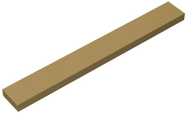 Flache Fliese 1x8 Helles Panel, Bausteine, 10-teiliges Set, braun, ab 14 Jahren - Bild 1