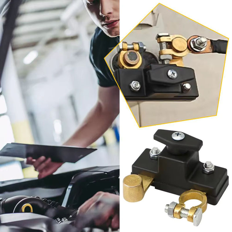 Batterie-Trennschalter für Auto und RV mit Messing-Partition in Gold oder Schwarz für 12V und 24V - Bild 4