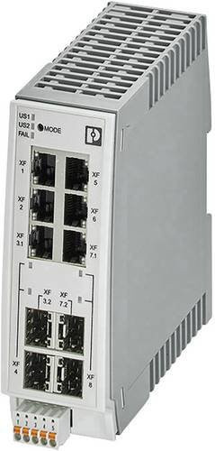 Phoenix Contact 2702334 FL SWITCH 2204-2TC-2SFX Industrial Ethernet Switch, Grau - Bild 1
