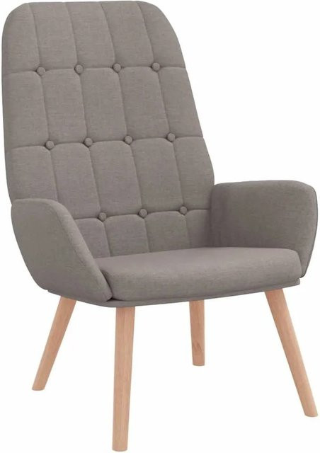 vidaXL Relaxsessel aus Stoff in Taupe mit Armlehnen - Bild 1