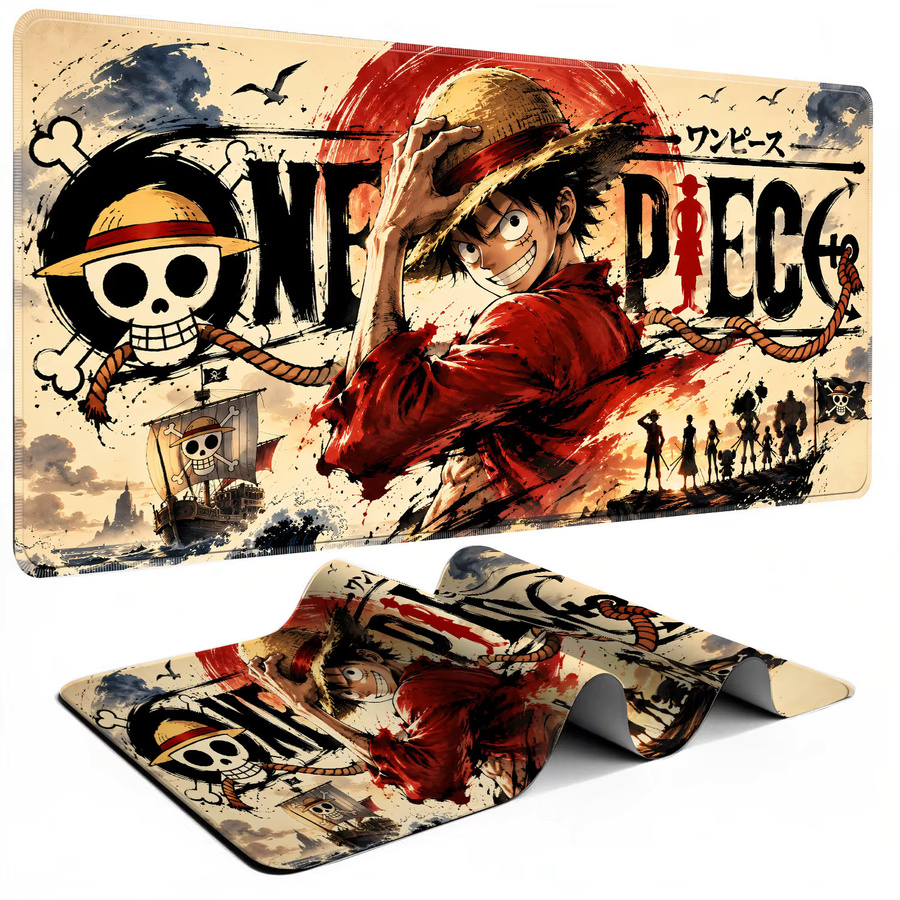 Bandai One Piece Luffy XXL Gaming-Mauspad in Multicolour für Gamer und Büro - Bild 4