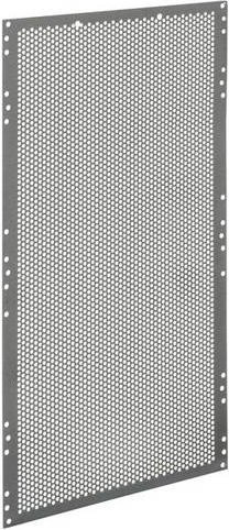 Hager Montageplatte UZ41M5 aus Stahl in Grau für Telekom-Schränke, Höhe: 65 cm - Bild 1