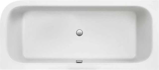 Ottofond Badewannen-Set Spirit Eckbadewanne aus Acryl in Weiß mit Ablaufgarnitur und Armatur, Rechtsausführung, Breite: 180 cm - Bild 1