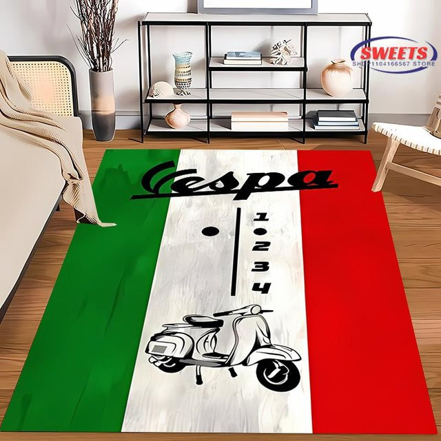 Karpetti Teppich mit 3D-Druck und Streifen-Design, rutschfest und weich, B/T: 80 x 140 cm, mehrfarbig - Bild 1