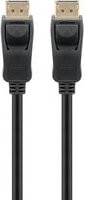 Goobay DisplayPort 2.0/2.1 Kabel in Schwarz für 16K @ 60Hz mit 80 Gbit/s - Bild 1
