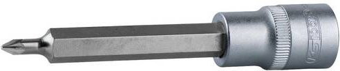 KS Tools Bit-Stecknuss lang PZ3 aus Edelstahl in Silber - Bild 1