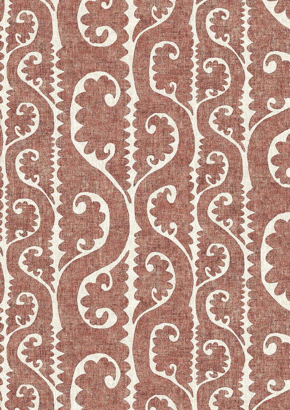 Lewis & Wood Tapete Totem in Russet mit botanischem und ethnischem Design, Farbe: Braun - Bild 2