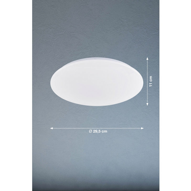 Fischer & Honsel Mona LED-Deckenleuchte Weiß, Durchmesser: 29,5 cm - Bild 2