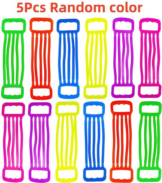 5 Stück Dehnbare Schnüre Fidget Spielzeug, Training Armkraft, Stressabbau, Sensorisches Spielzeug - Bild 1