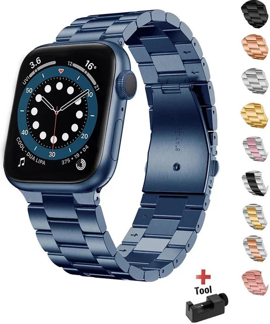 Uhrenarmband Edelstahl, Silber, Unisex - Bild 1