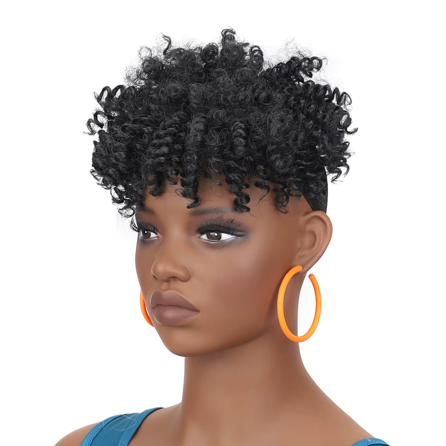 jeedou Afro-Topper, lockiges Kunsthaar, Unisex - Bild 2