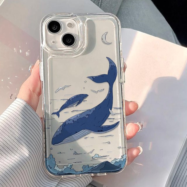 Silikon-Handyhülle mit Fisch-Motiv für Samsung Galaxy S25 Ultra und S24 FE - Bild 1