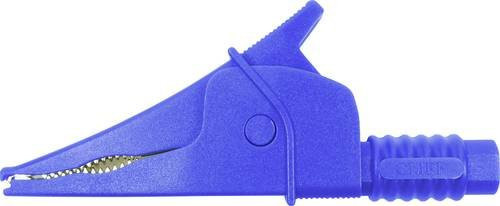 Cliff Croc Clip Sicherheits-Abgreifklemme Steckanschluss 4mm CAT III 1000V Blau - Bild 1