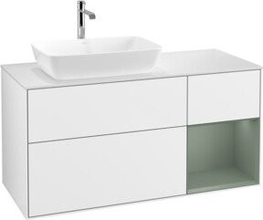 V&B Waschtischunterschrank Finion in Weiß lackiert, Breite: 120 cm, Tiefe: 50,1 cm, Höhe: 50,1 cm - Bild 1