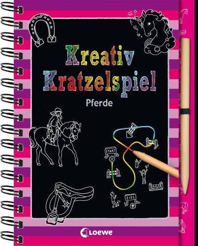 Kreativ-Kratzelspiel Pferde 8111 - Bild 1