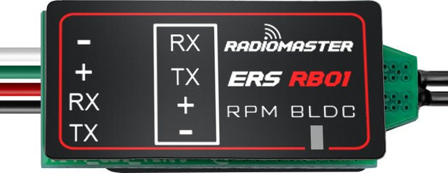 Radiomaster ERS RB01 RPM-BLDC Bürstenloser Tachometer in Schwarz kompatibel mit ExpressLRS PWM-Empfängern - Bild 1