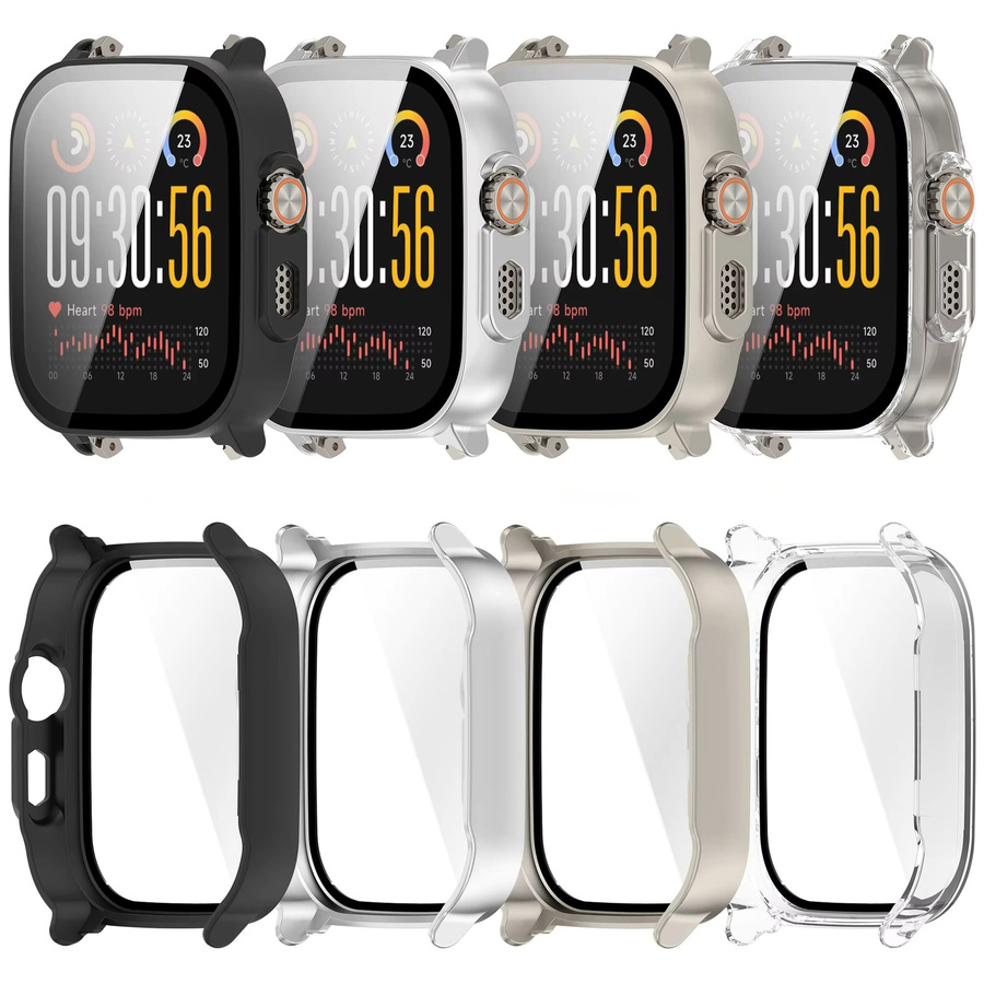 Realme Watch 5 Schutzhülle, PC-Gehäuse, gehärtetes Glas, transparent - Bild 2