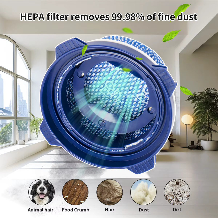 Samsung Staubsaugerfilter für Jet 75, Jet 90, Jet 70, Jet 75+, Jet 60, Farbe: Blau, ersetzt Teilenummer DJ97-02649A - Bild 5