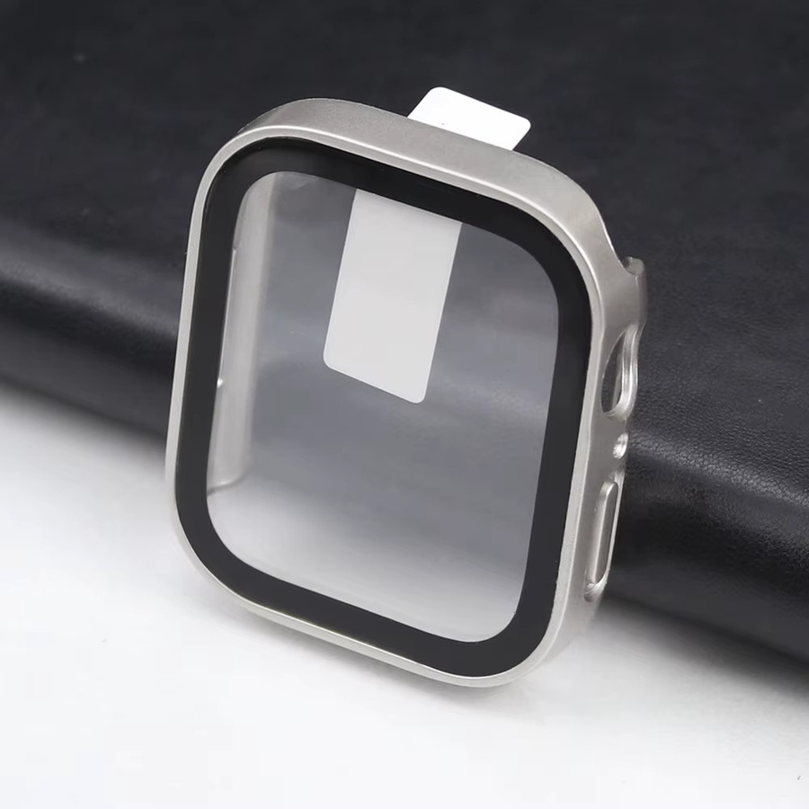 NEY Gehärtete Glasabdeckung für Apple Watch Serie 11 10 9 8 7 SE als Displayschutzfolie in Transparent - Bild 2