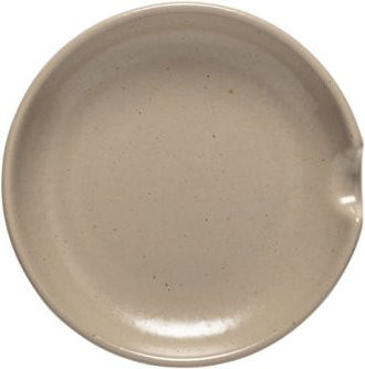 Costa Nova Löffelablage Pacifica aus Keramik in Braun und Beige, 16er Pack, Durchmesser: 12 cm, Höhe: 1,9 cm - Bild 1