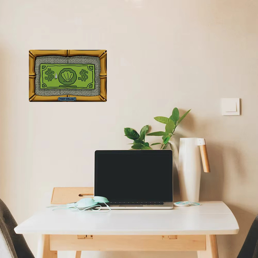 CIFBUY Vintage Wanddekoration aus Metall im abstrakten Design für Zuhause und Büro - Bild 3