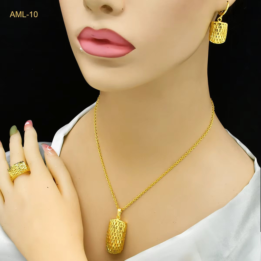 XUHUANG Halsketten-Set, Gold, Damen - Bild 3