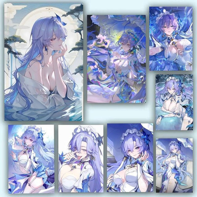Wuthering Waves CANTARELLA Anime Poster, selbstklebend und wasserfest, mehrfarbig, rechteckig - Bild 1