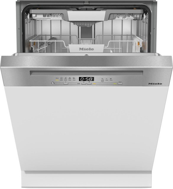 Miele G 5415 SCi XXL Active Plus Teilintegrierter Einbau-Geschirrspüler, 60 cm, Edelstahl/Silver - Bild 1