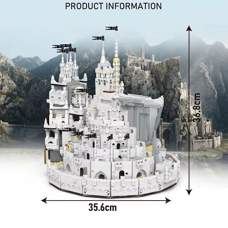 Der Herr der Ringe Weißes Schloss, Bausteine, 3653 Teile, ab 14 Jahren - Bild 6
