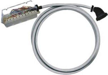 Weidmüller PAC-M340-HE20-V1-3M SPS-Verbindungsleitung, Grau - Bild 1