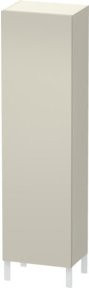 Duravit L-Cube Hochschrank Taupe Supermatt, B/T/H: 50 x 36,3 x 176 cm - Bild 1