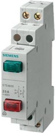 Siemens Taster Grau 20A 1 Schließer 1 Öffner 5TE4831 - Bild 1