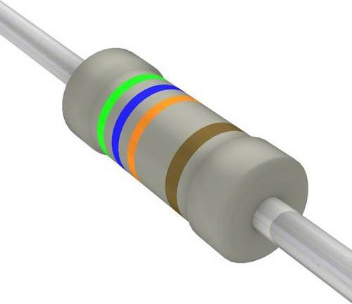 TE Connectivity 1622519-1 Metallschicht-Widerstand 56kOhm axial bedrahtet 0.6W 0.01% multicolour - Bild 1