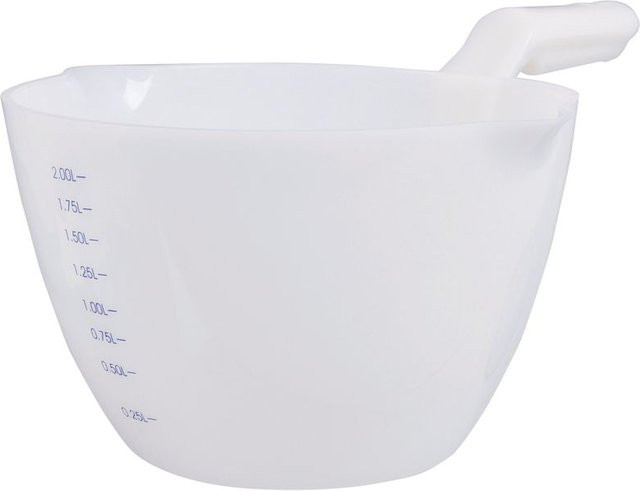 Schneider Messbecher in Weiß mit 2000 ml Volumen, Durchmesser: 19 cm, Höhe: 12 cm, Länge: 33,5 cm - Bild 1