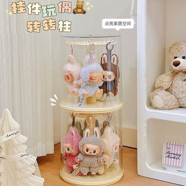 XINERJIA Labubu Plüschpuppenfigur, Blindbox, Transparent, Zubehör - Bild 1