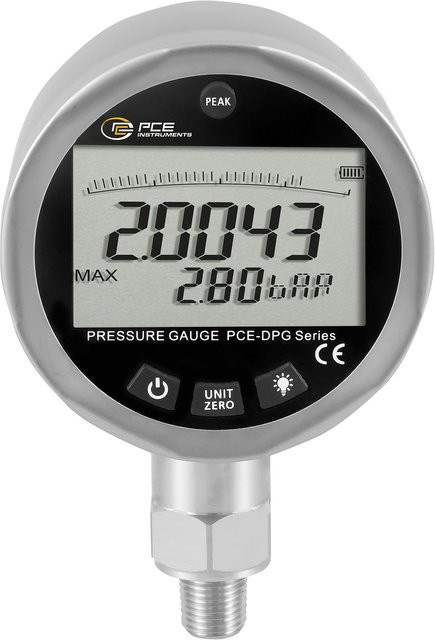 PCE Instruments digitales Druckmessgerät PCE-DPG 3 in Silber - Bild 1