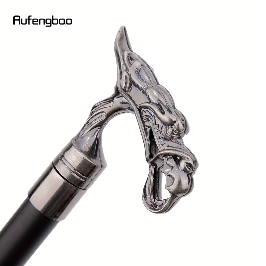 Rufengbao Gehstock, Silberner Drachenkopf, Herren, 92 cm - Bild 3