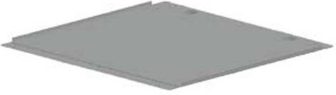 Siemens Dachblech 8PQ2308-4BA01 aus Stahl in Grau, B: 80 cm, L: 40 cm - Bild 1