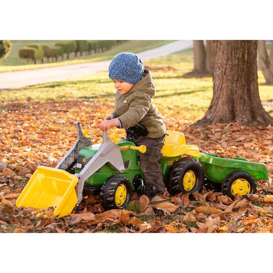Rolly Toys John Deere Trettraktor rollyKid, mit Lader, ab 2,5 Jahren - Bild 2