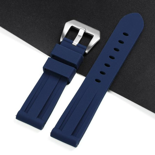 TolTales Uhrenarmband Silikon, Blau, Unisex - Bild 1
