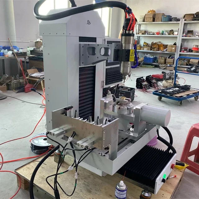 LYBGACNC 5-Achsen CNC-Fräsmaschine mit 2,2 kW Stahlstruktur und optionalem ATC-System sowie geschlossenem Regelkreis oder Servomotor - Bild 1