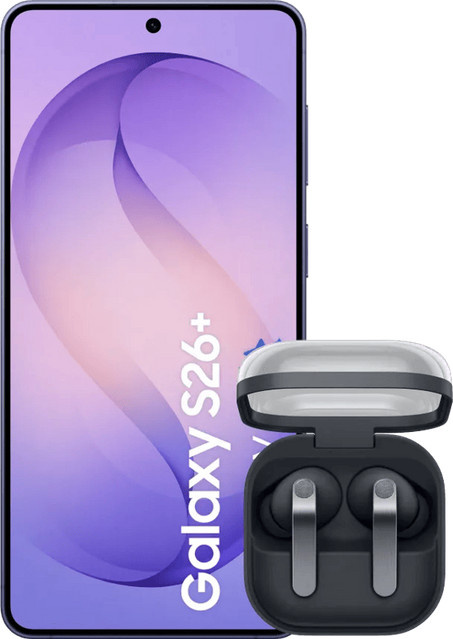 Samsung Galaxy S26 Plus 512GB Dunkelblau 5G und Samsung Galaxy Buds4 Pro Schwarz im Set - Bild 1