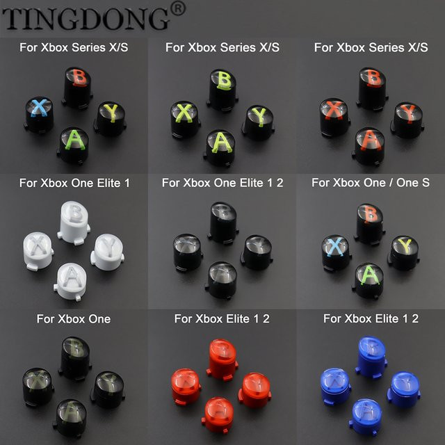 Microsoft Ersatz ABXY Tasten Set für Xbox One, Elite Controller und Xbox Series X S Gamepad Reparaturteil - Bild 1