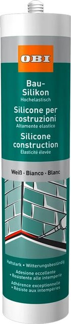 OBI Bau-Silikon in Weiß, 310 ml - Bild 1