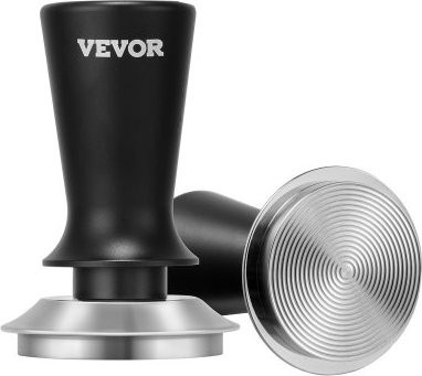 VEVOR Espresso-Tamper 53 mm, gefederter Kaffeetamper aus Edelstahl mit rutschfestem Griff, Schwarz - Bild 1