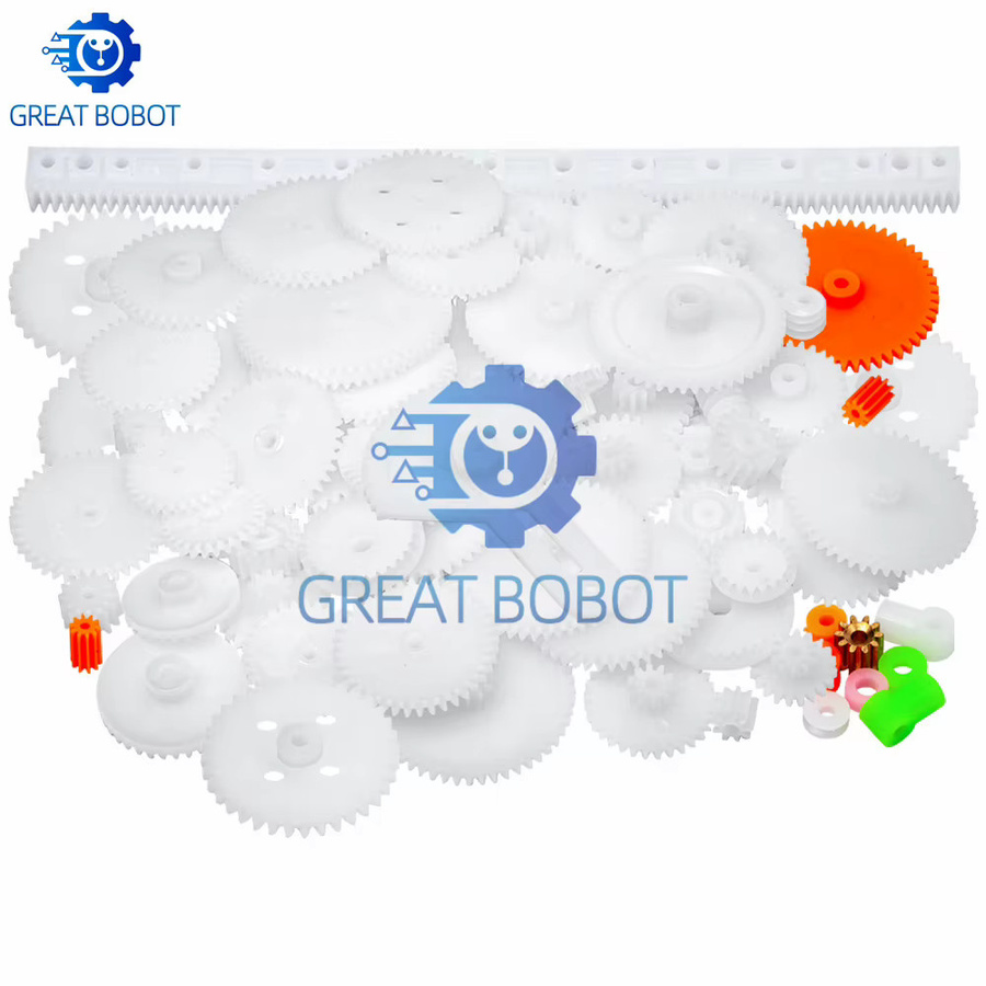baishundianzi Getriebepaket für Spielzeugautos, 82-teiliges Set, Kunststoff, Bunt / Mehrfarbig - Bild 2