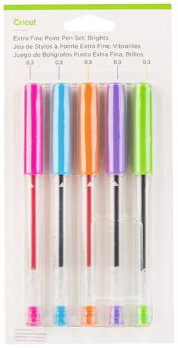 Cricut Point Pen Extra Fine Stiftset Brights in Multicolor, 5er-Pack - Bild 1