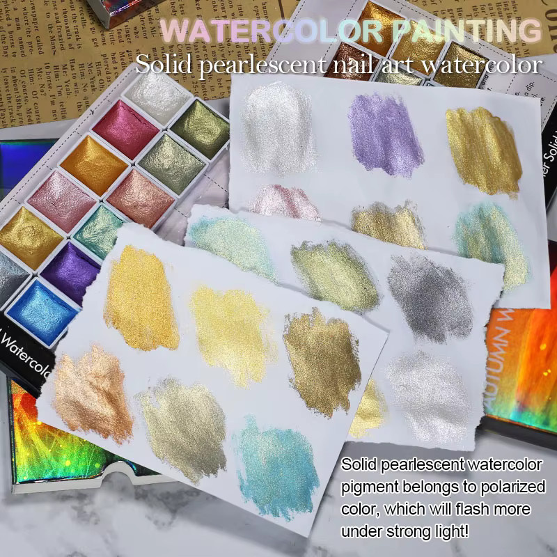 Parkson Blooming Paints Nagelpigment Metallic, Perlen Nail Art - Bild 3