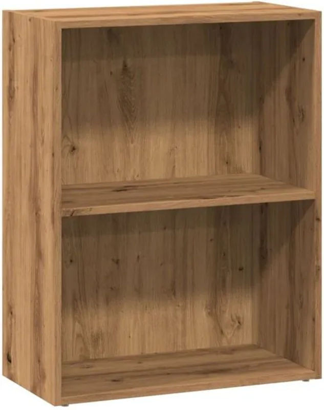 Bücherregal Vidaxl in Artisan-Eiche, Braun, B/T/H: 60 x 30 x 77 cm, aus Holzwerkstoff - Bild 1
