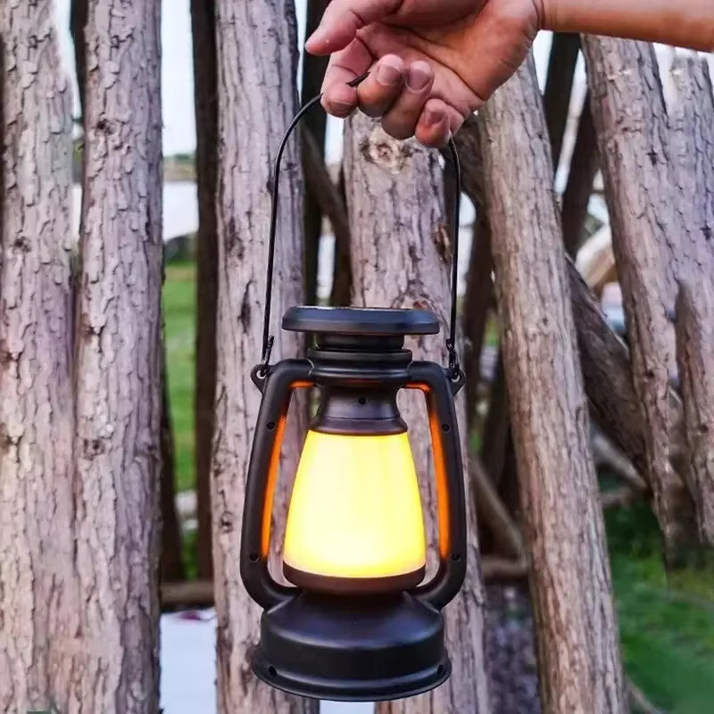 QHSPE Retro LED Schreibtischlampe Pferd Design als dekorative Atmosphäre-Leuchte für Camping und Wohnkultur - Bild 6